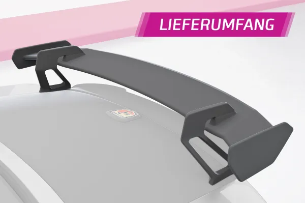 CSR Schwanenhals Heckflügel mit ABE für Fiat 124 Spider SHF037-D01-F