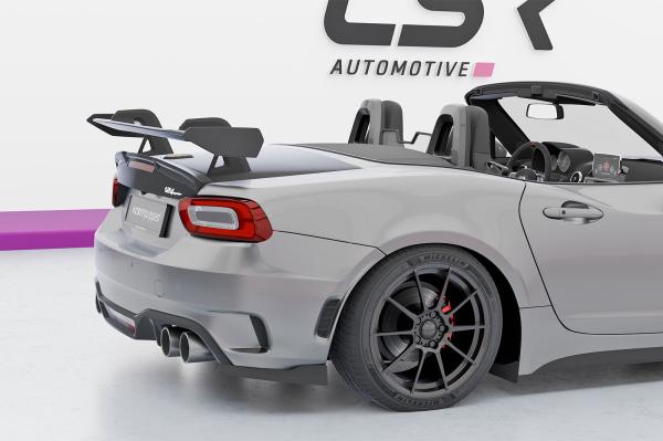 CSR Schwanenhals Heckflügel mit ABE für Fiat 124 Spider SHF037-D02-F