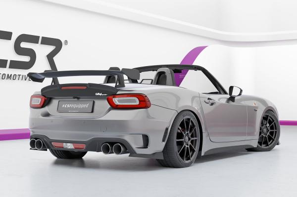 CSR Schwanenhals Heckflügel mit ABE für Fiat 124 Spider SHF037-D02-F