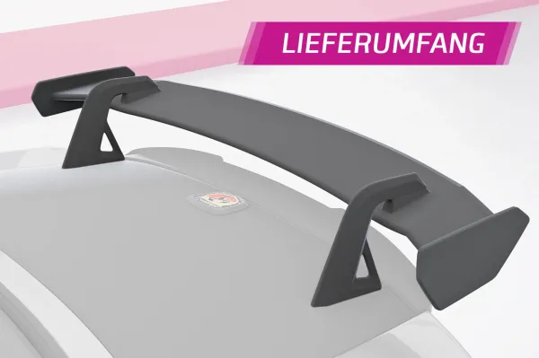 CSR Schwanenhals Heckflügel mit ABE für Fiat 124 Spider SHF037-D02-F