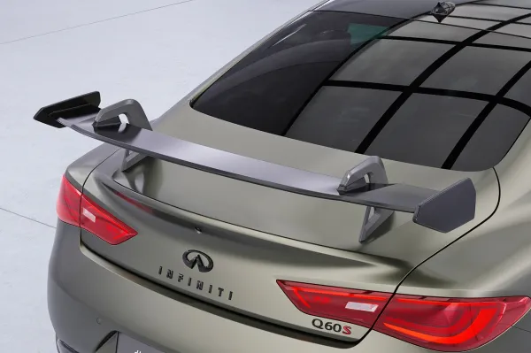 CSR Schwanenhals Heckflügel mit ABE für Infiniti Q60 / Q60S Coupe SHF014-D02-F