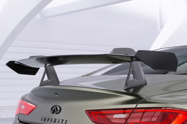 CSR Schwanenhals Heckflügel mit ABE für Infiniti Q60 / Q60S Coupe SHF014-D02-F