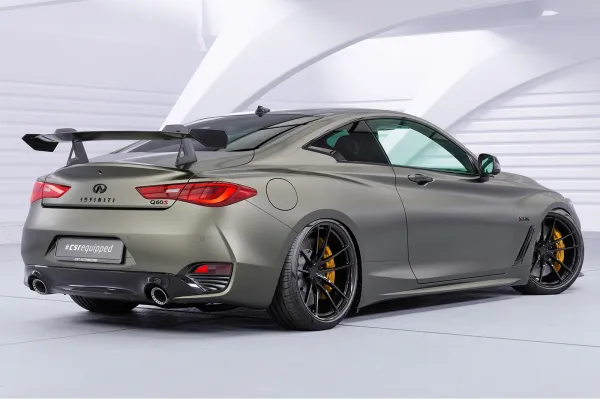 CSR Schwanenhals Heckflügel mit ABE für Infiniti Q60 / Q60S Coupe SHF014-D02-F