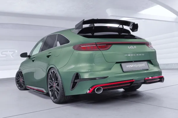 CSR Schwanenhals Heckflügel mit ABE für Kia ProCeed (CD) GT / GT-Line SHF055-F01