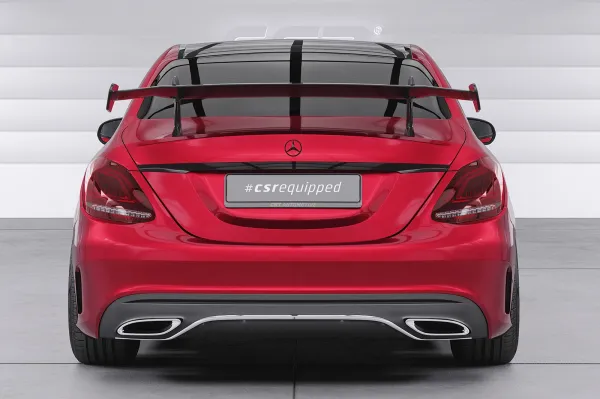 CSR Schwanenhals Heckflügel mit ABE für Mercedes-Benz C-Klasse (W205) Limousine SHF031-D02-F