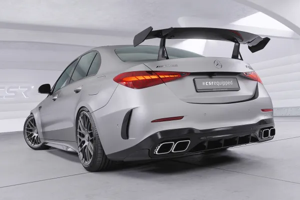 CSR Schwanenhals Heckflügel mit ABE für Mercedes-Benz C-Klasse (W206) Limousine SHF032-D02-F