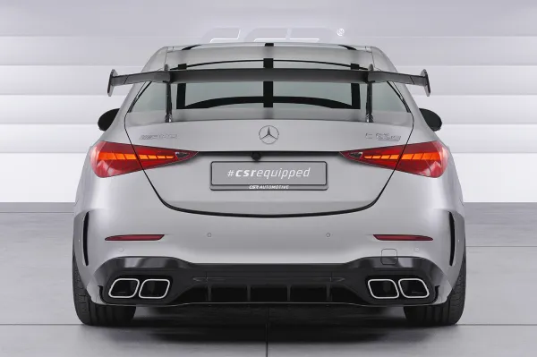 CSR Schwanenhals Heckflügel mit ABE für Mercedes-Benz C-Klasse (W206) Limousine SHF032-D02-F