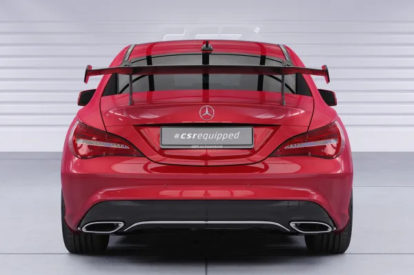 CSR Schwanenhals Heckflügel mit ABE für Mercedes-Benz CLA (C117) Limousine SHF069-D02-F
