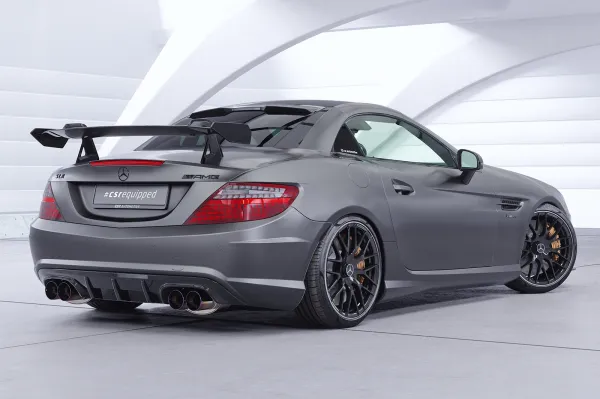 CSR Schwanenhals Heckflügel mit ABE für Mercedes-Benz SLK / SLC R172 SHF028-D02-F