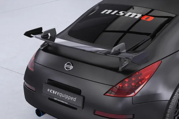 CSR Schwanenhals Heckflügel mit ABE für Nissan 350Z (Z33) Coupe SHF018-D01-F