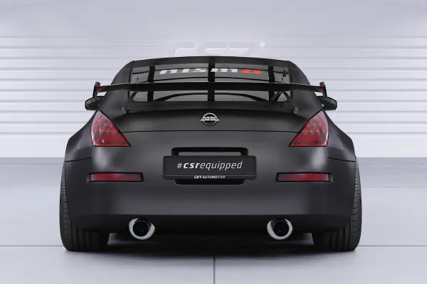 CSR Schwanenhals Heckflügel mit ABE für Nissan 350Z (Z33) Coupe SHF018-D01-F