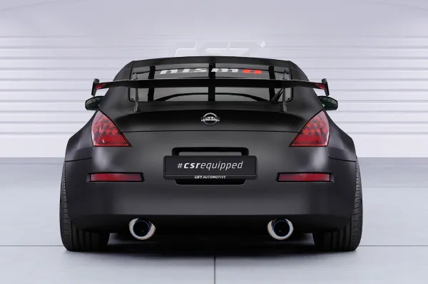 CSR Schwanenhals Heckflügel mit ABE für Nissan 350Z (Z33) Coupe SHF018-D02-F
