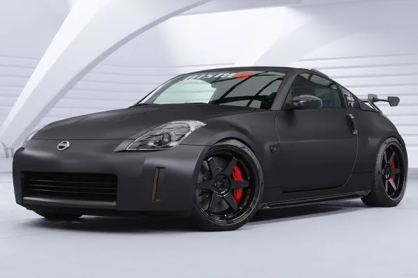 CSR Schwanenhals Heckflügel mit ABE für Nissan 350Z (Z33) Coupe SHF018-D02-F
