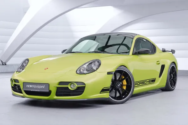 CSR Schwanenhals Heckflügel mit ABE für Porsche Cayman 987c SHF029-D02-F