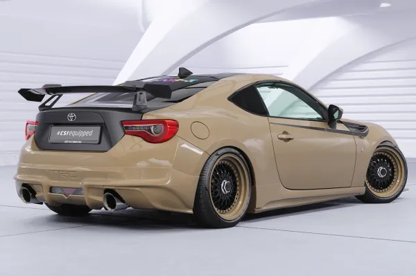 CSR Schwanenhals Heckflügel mit ABE für Toyota GT86 (ZN6) / Subaru BRZ (1.Gen) SHF006-D01-F