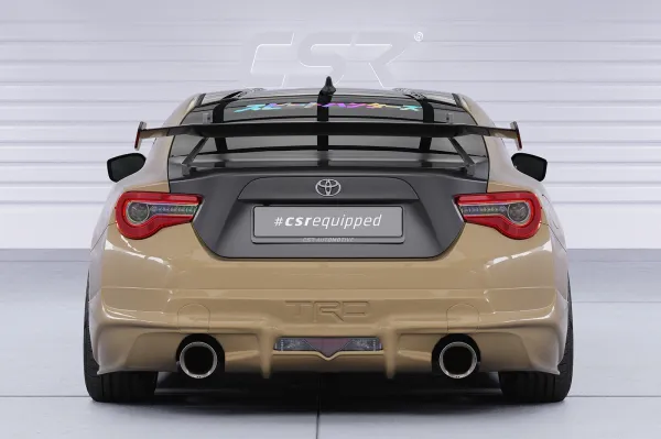CSR Schwanenhals Heckflügel mit ABE für Toyota GT86 (ZN6) / Subaru BRZ (1.Gen) SHF006-D01-F