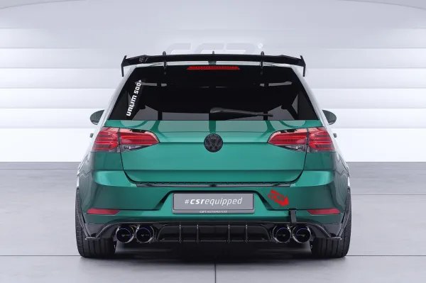 CSR Schwanenhals Heckflügel mit ABE für VW Golf 7 GTI SHF052-F01