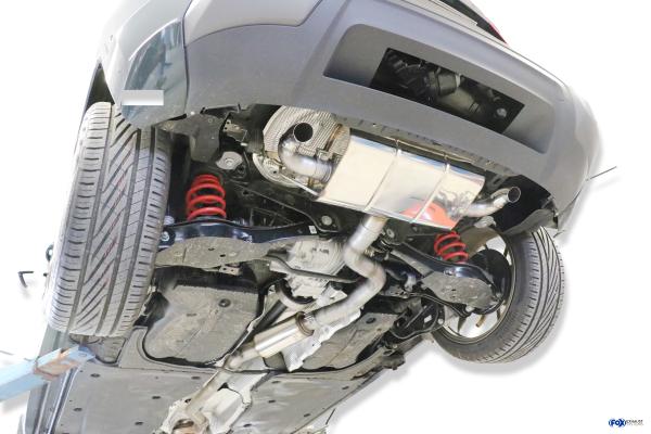 Fox passend für Seat Ateca 5FP - 4x4 Facelift Endschalldämpfer quer Ausgang rechts/links - Endrohre hinter der Stoßstange SE100075-DI