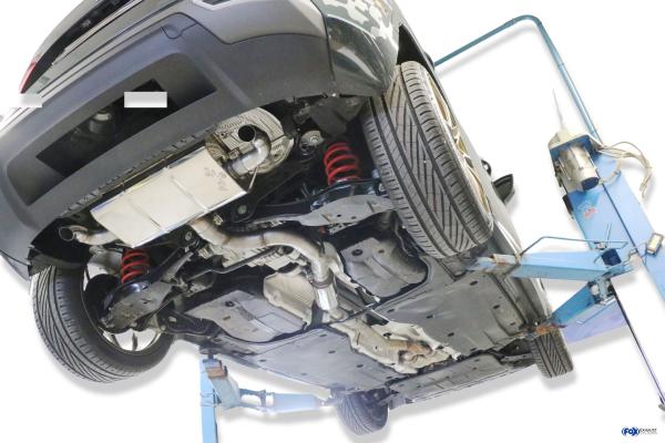 Fox passend für Seat Ateca 5FP - 4x4 Facelift Endschalldämpfer quer Ausgang rechts/links - Endrohre hinter der Stoßstange SE100075-DI