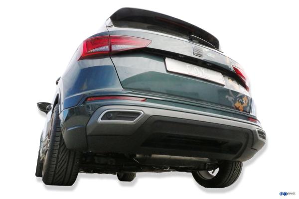 Fox passend für Seat Ateca 5FP - 4x4 Facelift Endschalldämpfer quer Ausgang rechts/links - Endrohre hinter der Stoßstange SE100075-DI