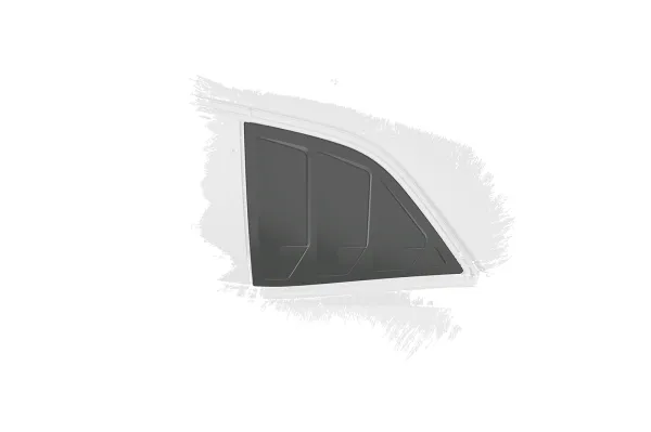 CSR Seitenscheibenblenden für Dodge Challenger (3.Gen) SSB026-G Glossy schwarz Hochglanz (keine Lackierung erforderlich)