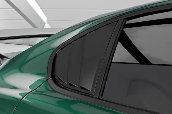 CSR Seitenscheibenblenden mit ABE für Alfa Romeo Giulia (Typ 952) SSB033-C Carbon Look Hochglanz (keine Lackierung erforderlich)