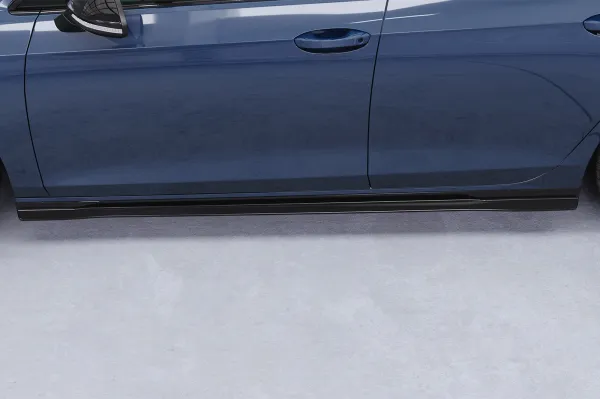 CSR Seitenschweller mit ABE mattschwarz für VW Golf 8 Variant SS605-S strukturiert schwarz matt (keine Lackierung erforderlich)