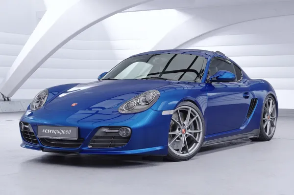 CSR Seitenschweller mit ABE für Porsche Cayman 987C SS559-S strukturiert schwarz matt (keine Lackierung erforderlich)