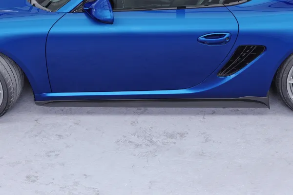 CSR Seitenschweller mit ABE für Porsche Cayman 987C SS559-L Lackierung erforderlich (unlackiert roh)