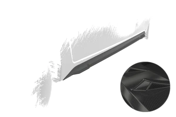CSR Seitenschweller mit ABE für Toyota Aygo 2 SS493-C Carbon Look Hochglanz (keine Lackierung erforderlich)