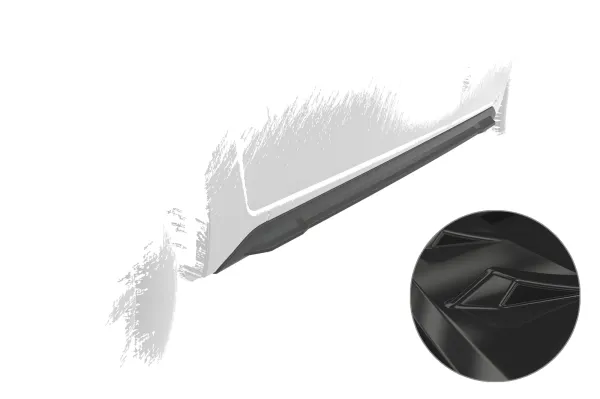 CSR Seitenschweller mit ABE für Toyota Aygo 2 SS493-G Glossy schwarz Hochglanz (keine Lackierung erforderlich)
