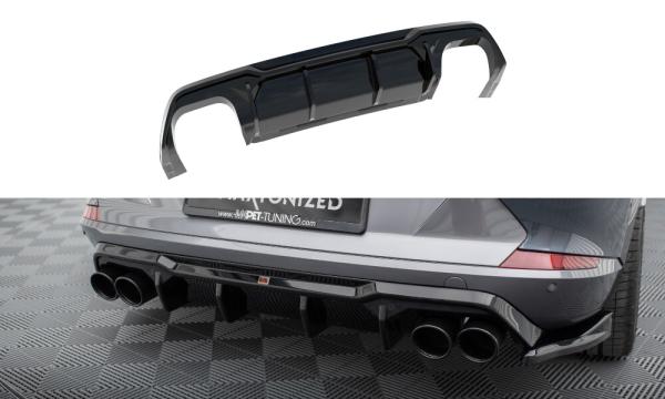 Maxton Design Diffusor Heck Ansatz V.3 für Cupra Formentor VZ Mk1 / Mk1 Facelift schwarz Hochglanz