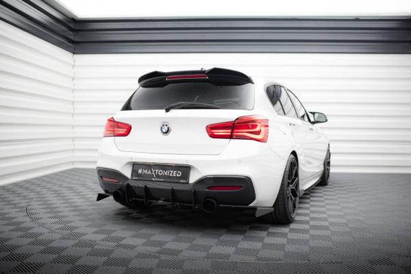 Maxton Design Diffusor Heck Ansatz für Heckschürze V.1 für BMW 1er F20/F21 M-POWER FACELIFT