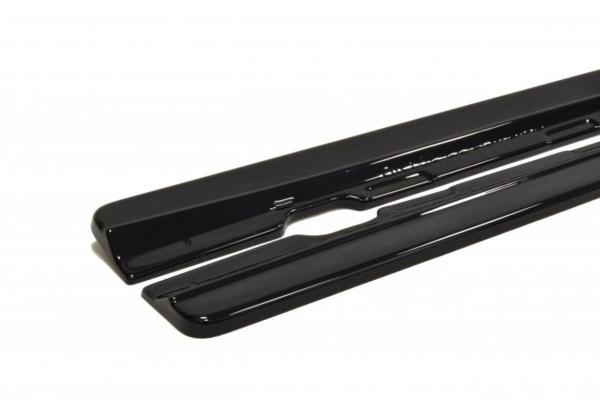 Maxton Design Seitenschweller Ansatz für Chevrolet Camaro SS / Standard Mk5 schwarz Hochglanz