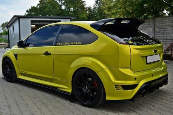 Maxton Design Seitenschweller Diffuser Ford Focus RS Mk2 schwarz Hochglanz