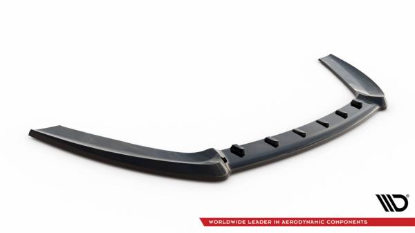 Maxton Design Front Ansatz für (Cupra) Ford Fiesta ST Mk7 FL schwarz Hochglanz