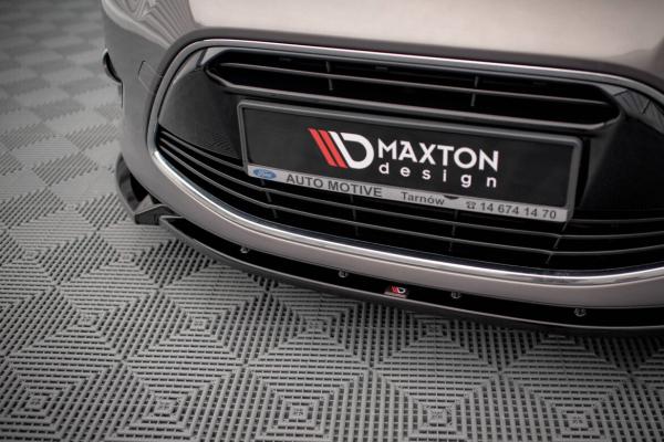 Maxton Design Front Ansatz für Ford C-Max Mk2 schwarz Hochglanz