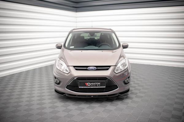 Maxton Design Front Ansatz für Ford C-Max Mk2 schwarz Hochglanz