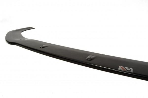 Maxton Design Front Ansatz für (Focus RS Look Stoßstange) für Ford Fiesta Mk7 FL schwarz Hochglanz