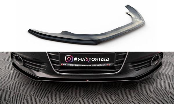 Maxton Design Front Ansatz V.1 für Audi A6 C7 schwarz Hochglanz