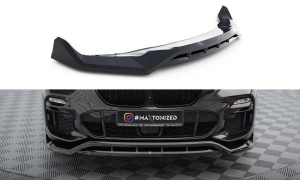 Maxton Design Front Ansatz V.2 für BMW X5 M-Paket G05 schwarz Hochglanz