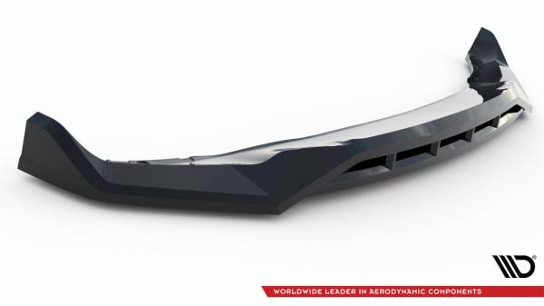 Maxton Design Front Ansatz V.2 für BMW X5 M-Paket G05 schwarz Hochglanz