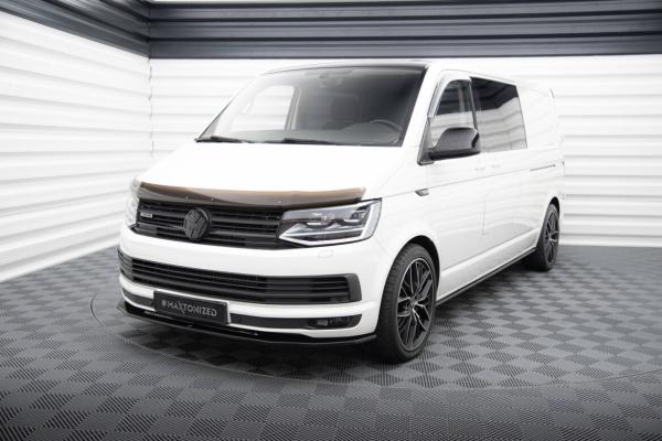 Maxton Design Front Ansatz V.2 für VW T6 schwarz Hochglanz