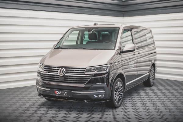 Maxton Design Front Ansatz V.2 für VW T6.1 schwarz Hochglanz