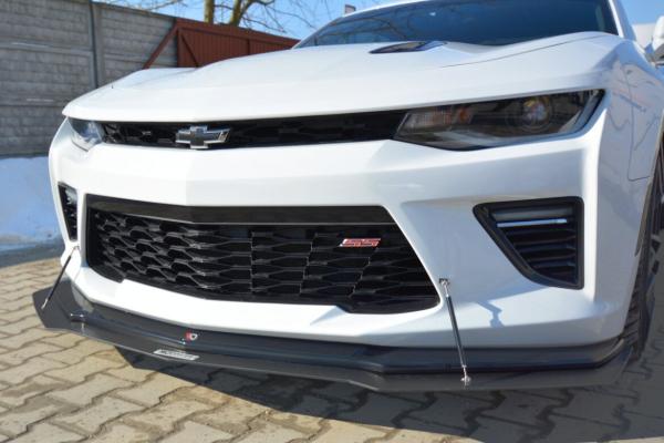 Maxton Design HYBRID Front Ansatz für CHEVROLET CAMARO 6TH-GEN. PHASE-I 2SS COUPE