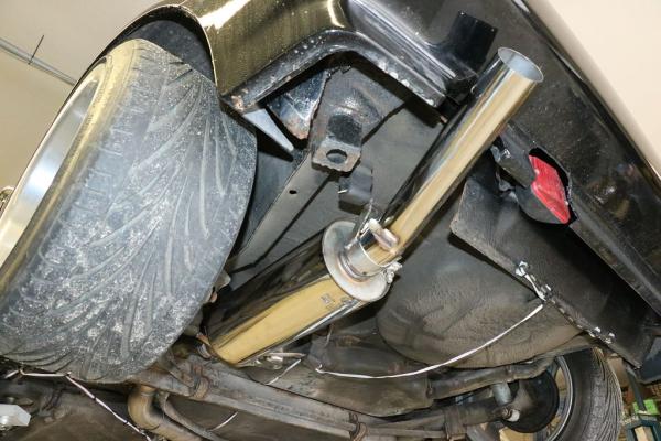 Fox passend für VW Golf I Cabrio Endschalldämpfer Ø63,5mm - 1x63,5 Typ 10 nach links führend VW050011-003