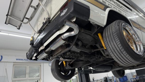 Fox passend für VW Bus T3 Endschalldämpfer - 1x63 scharfkantig VW136005-004