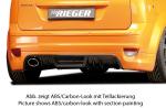 Rieger Heckschürzenansatz für Ford Focus 2 ABS schwarz matt (Lackierung erforderlich) Y 00034137