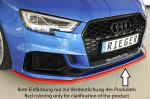 Rieger Spoilerschwert für Audi RS3 (8V) ABS schwarz matt (Lackierung erforderlich) Y 00056810
