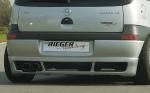 Rieger Heckansatz für Opel Corsa C ABS schwarz matt (Lackierung erforderlich) Y 00058915